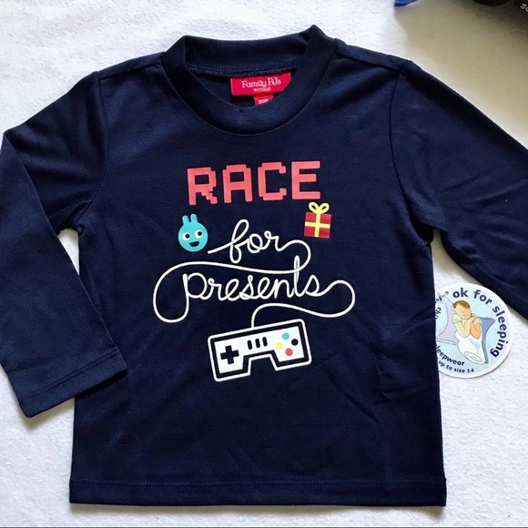 Family PJs NWT 2 Piece Christmas Pajamas for Kids 2T/3T - Picture 3 of 10